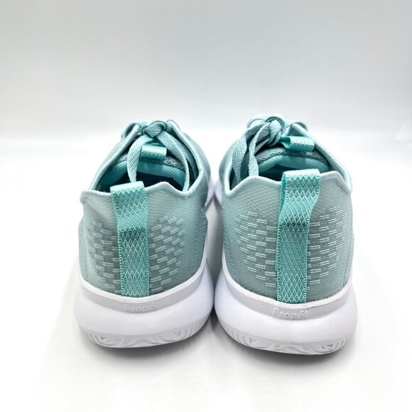 11W 11 WIDE WIDTH Propet Travelbound Spright Light Blue Knit Comfort Sneakers - Picture 7 of 12